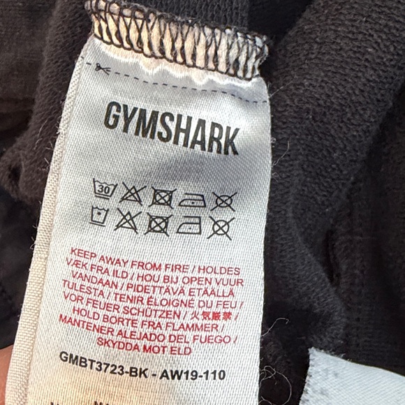 Gymshark Black Jogger Sweatpants M - Picture 7 of 8
